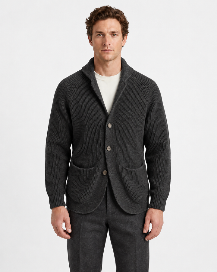 Men's Shawl Collared Knit Vest