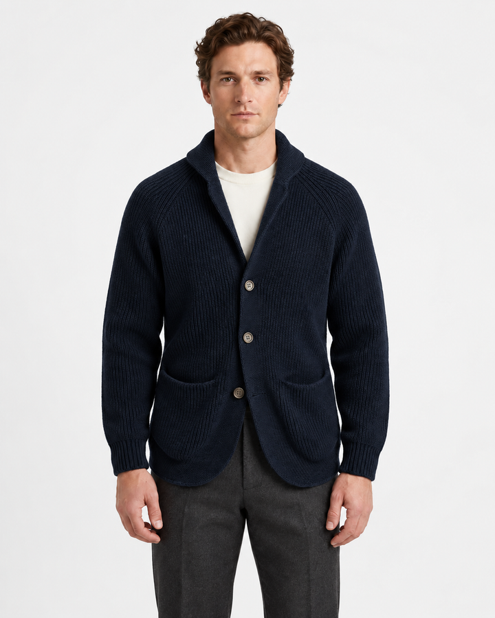Men's Shawl Collared Knit Vest