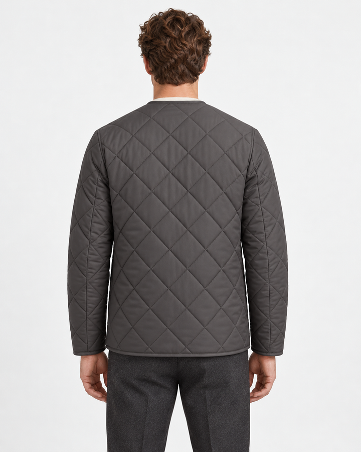 Quilted Fleece-Lined Jacket for Men
