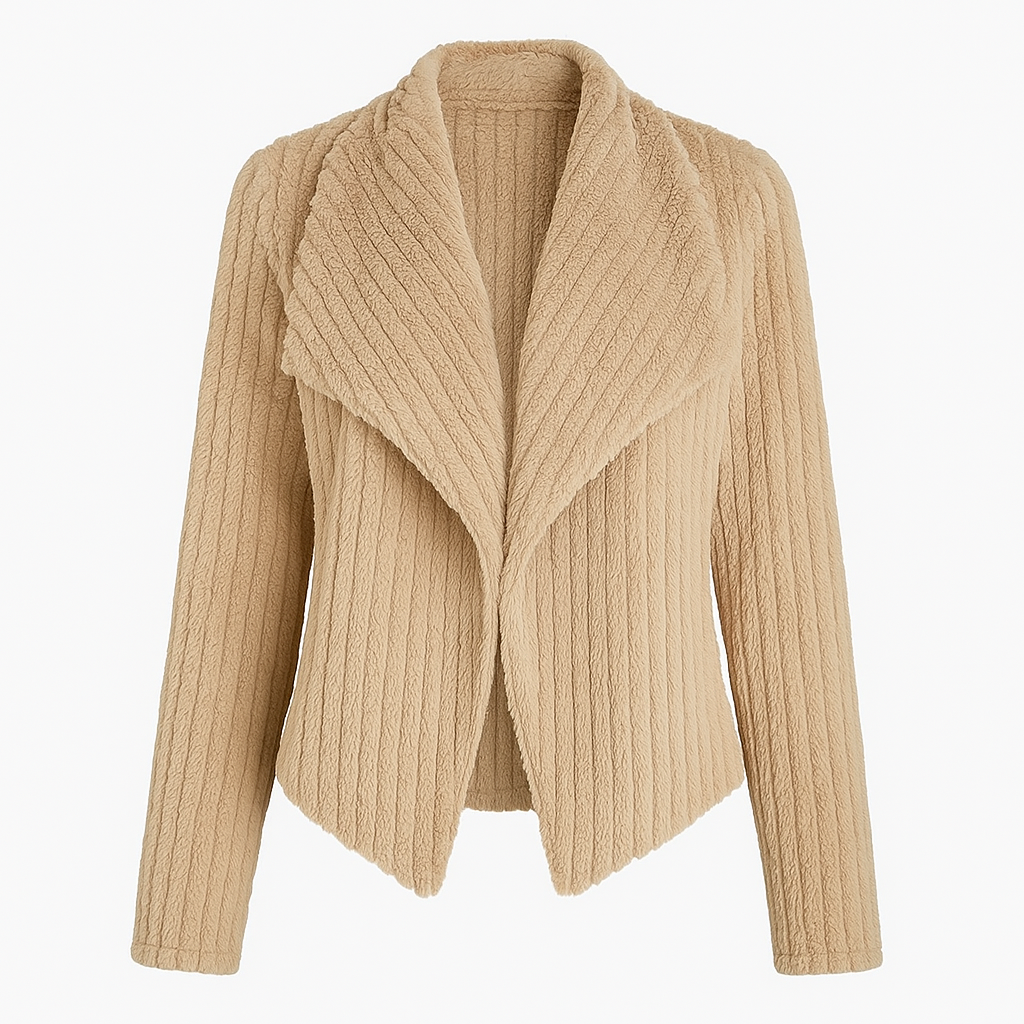 Open Synthetic Fur Cardigan Valmara - Elena Harper