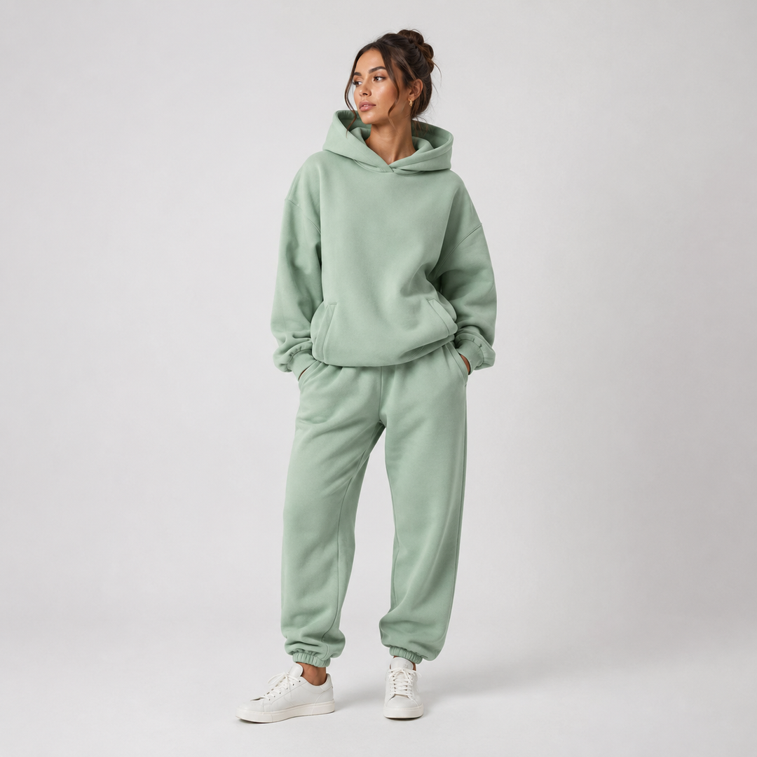 Montarello Women's Tracksuit Set Oversized Hoodie and Joggers