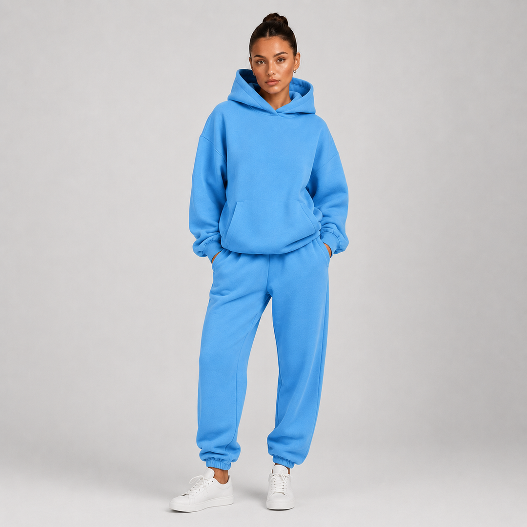 Montarello Women's Tracksuit Set Oversized Hoodie and Joggers