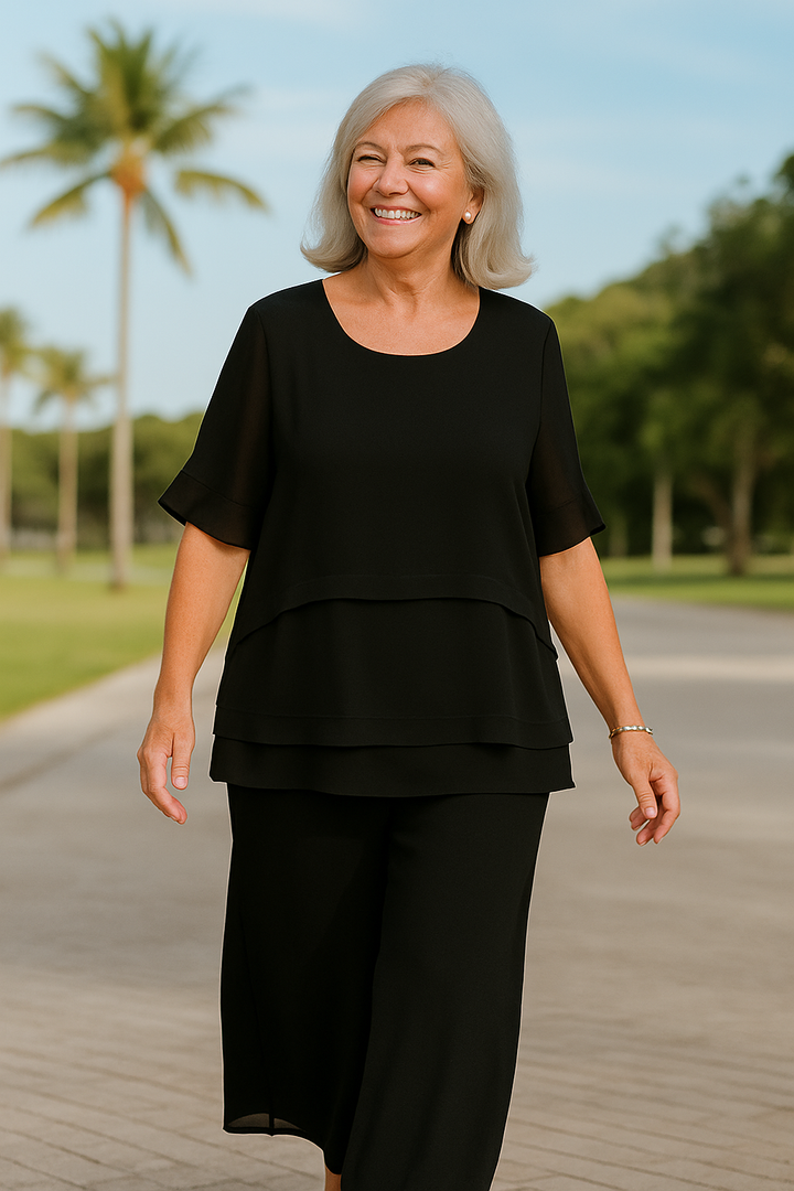 Darcy SoftLayer Blouse, view 8 - Elena Harper