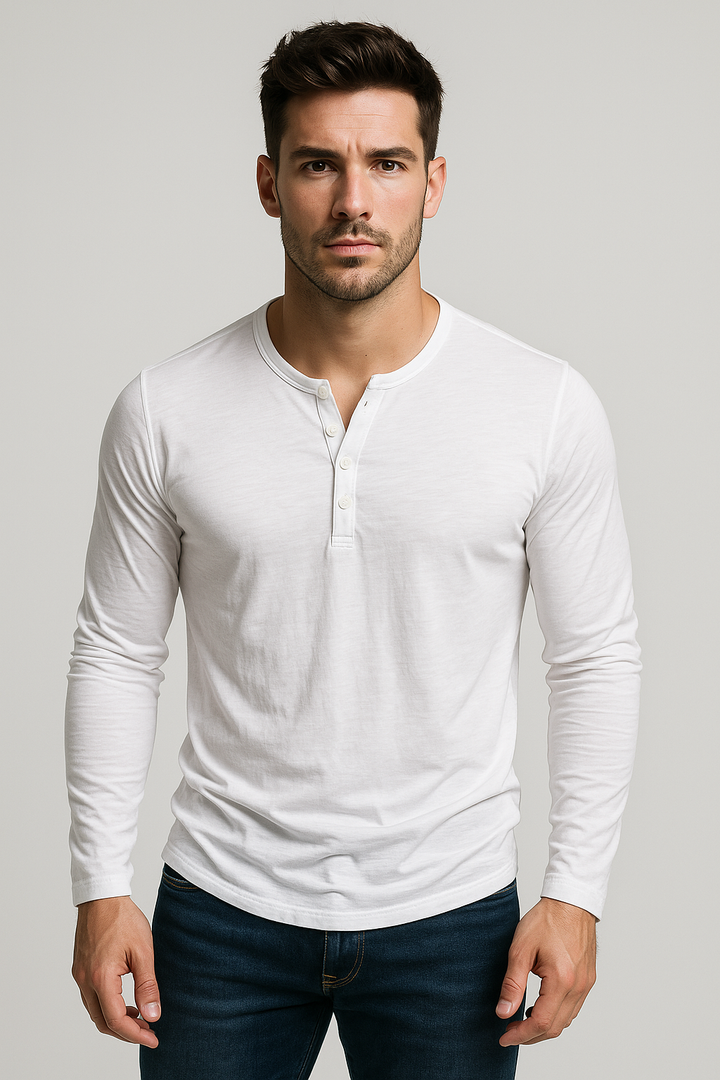 MEN'S HENLEY T-SHIRT