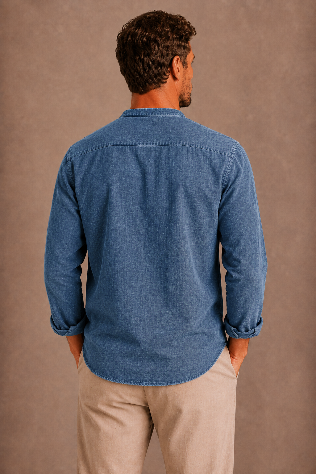 Harrington Oxford Men’S Henley Shirt for Men, view 2 - Elena Harper