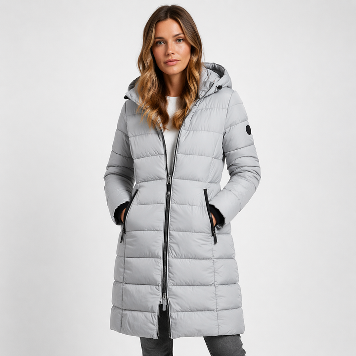 Women's Hooded Puffer Jacket – Warm & Stylish
