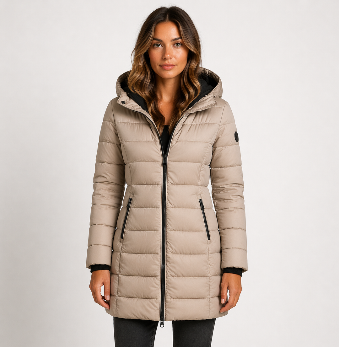 Women's Hooded Puffer Jacket – Warm & Stylish