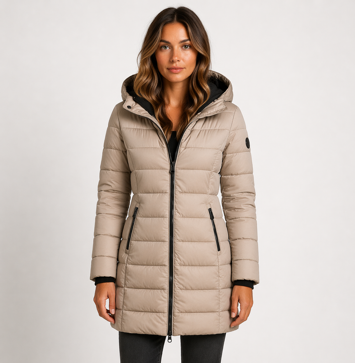 Women's Hooded Puffer Jacket – Warm & Stylish