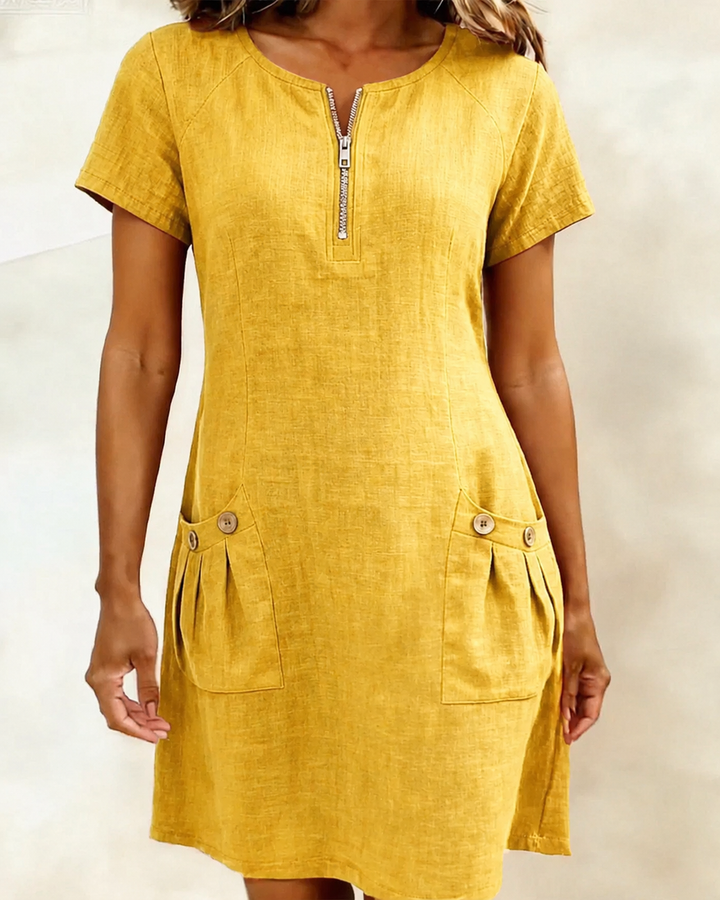 Lina Dress™ — Natural Elegance for Every Day