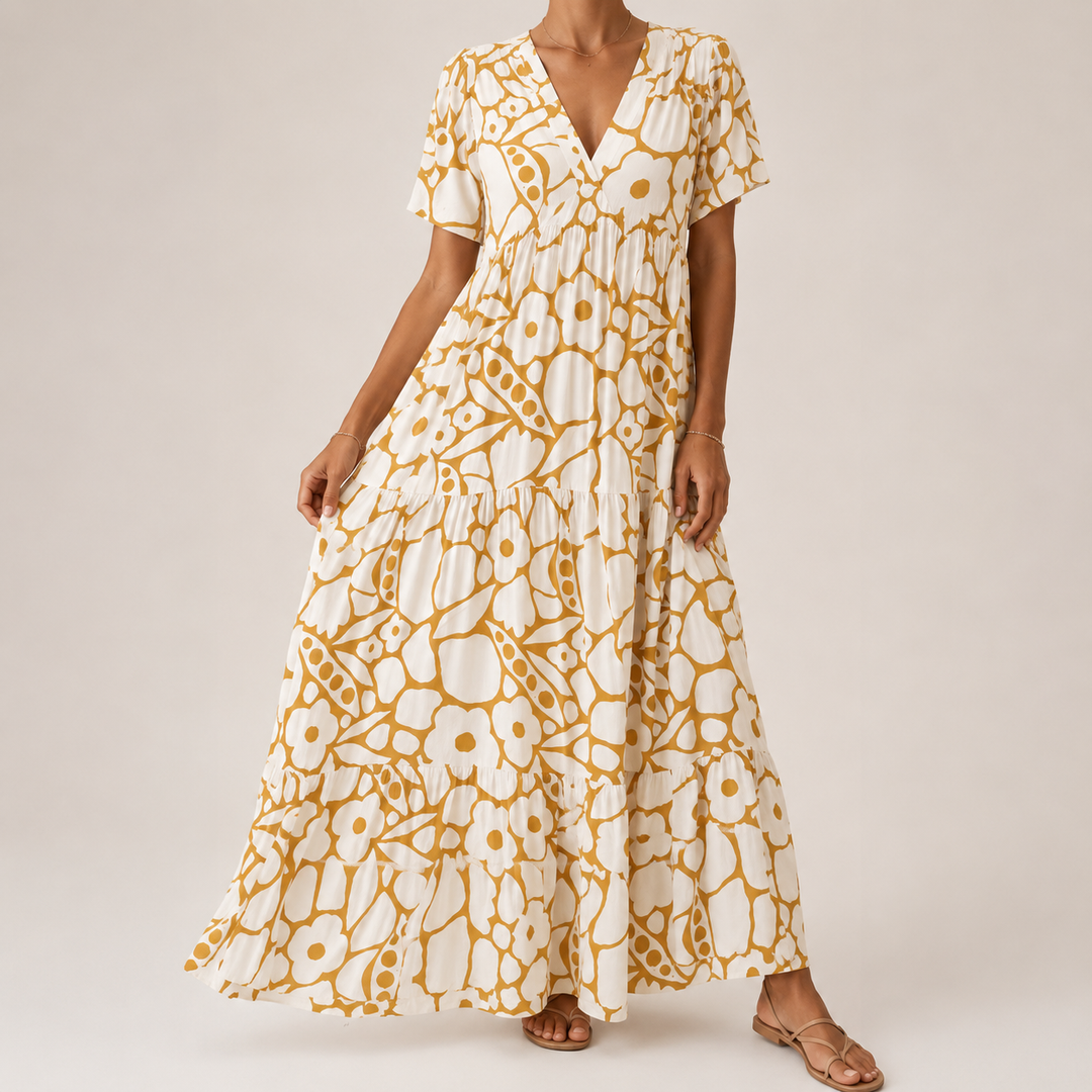 DELACROIX | Elegant Bohemian Long Dress Clara