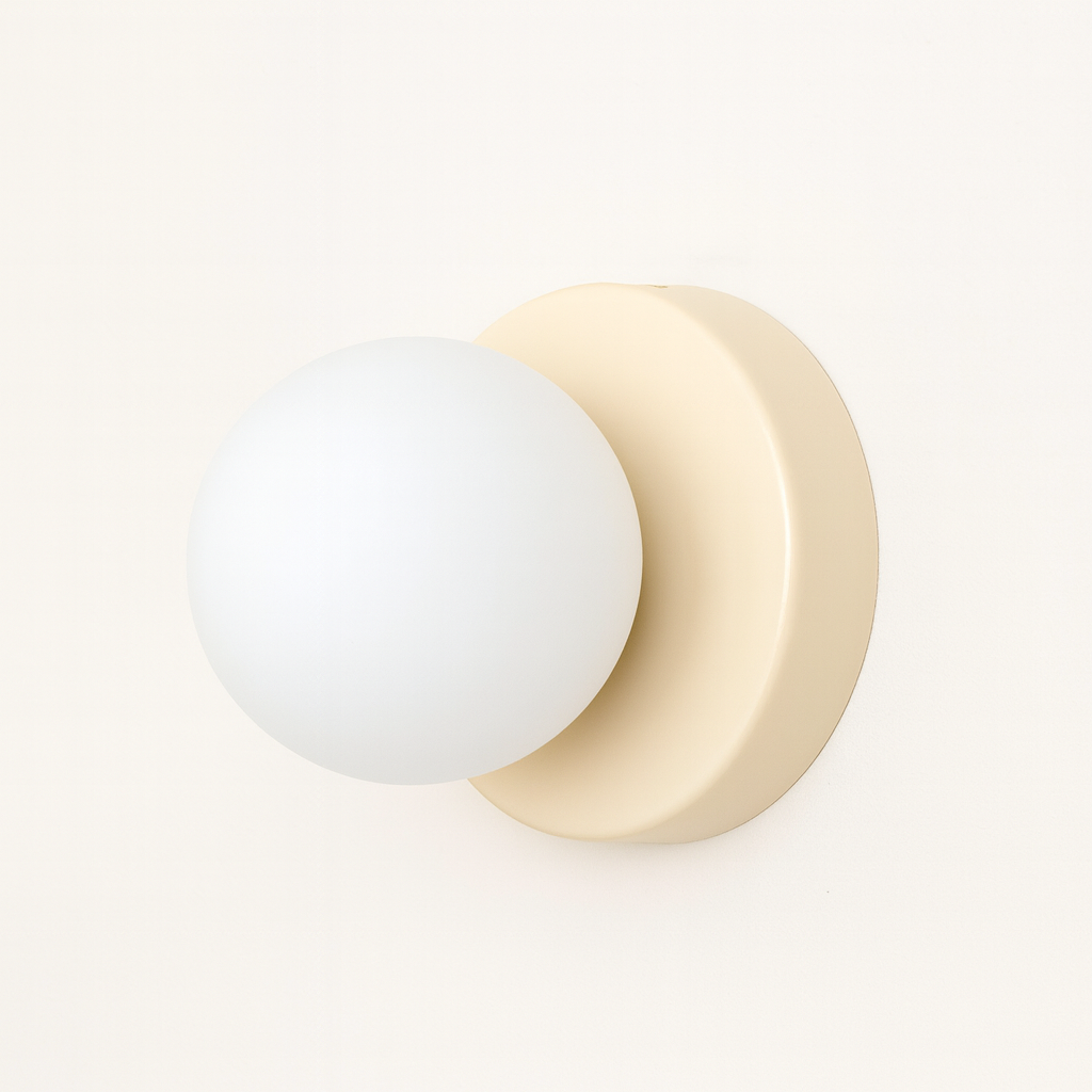 Wall Lamp Scandinavian Minimalist with Glass Shade