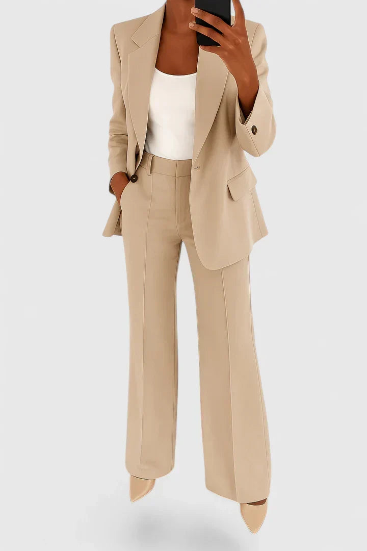 Yvonne | Women's Tailored Blazer Pants Set
