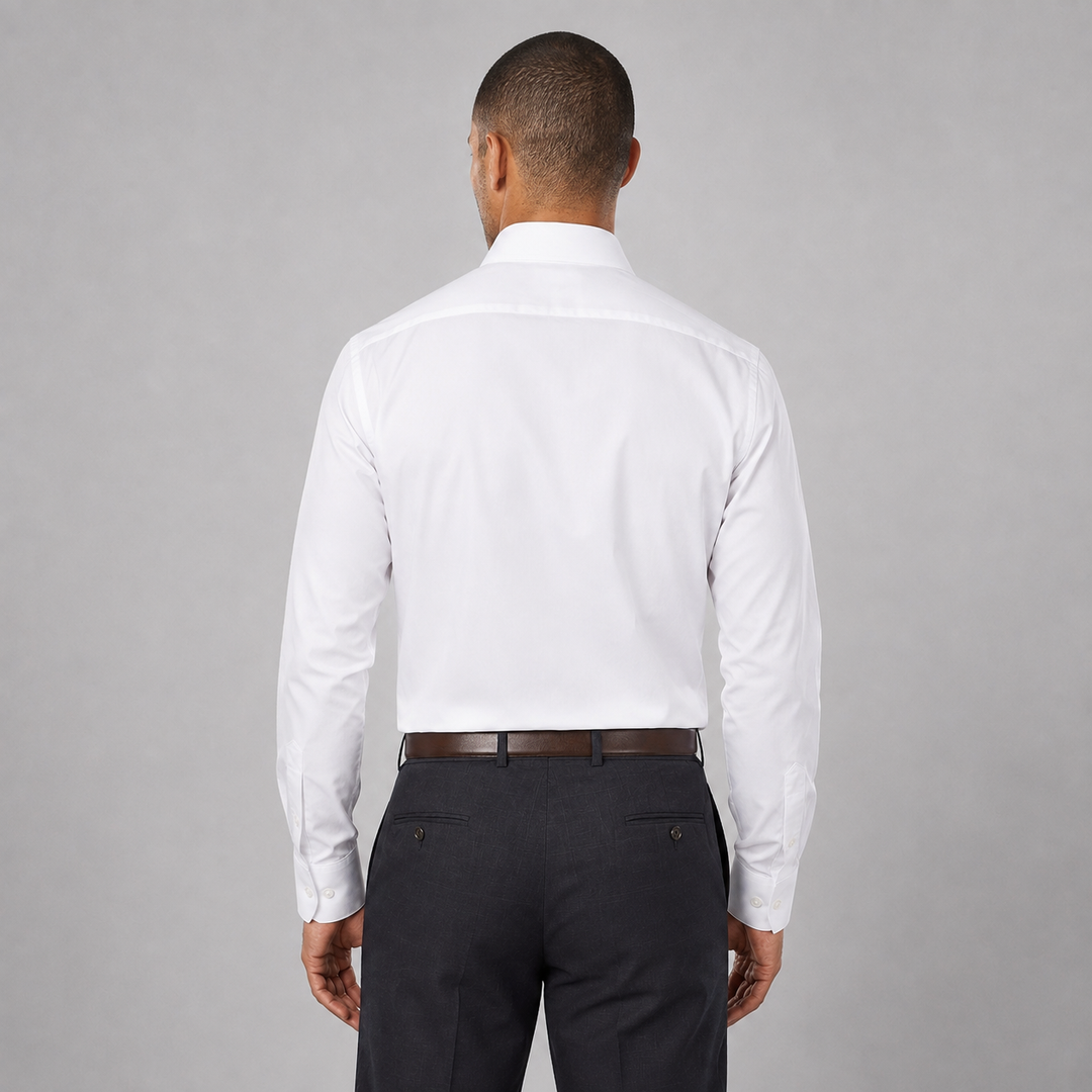 Montarello Men's Dress Shirt with Long Sleeves