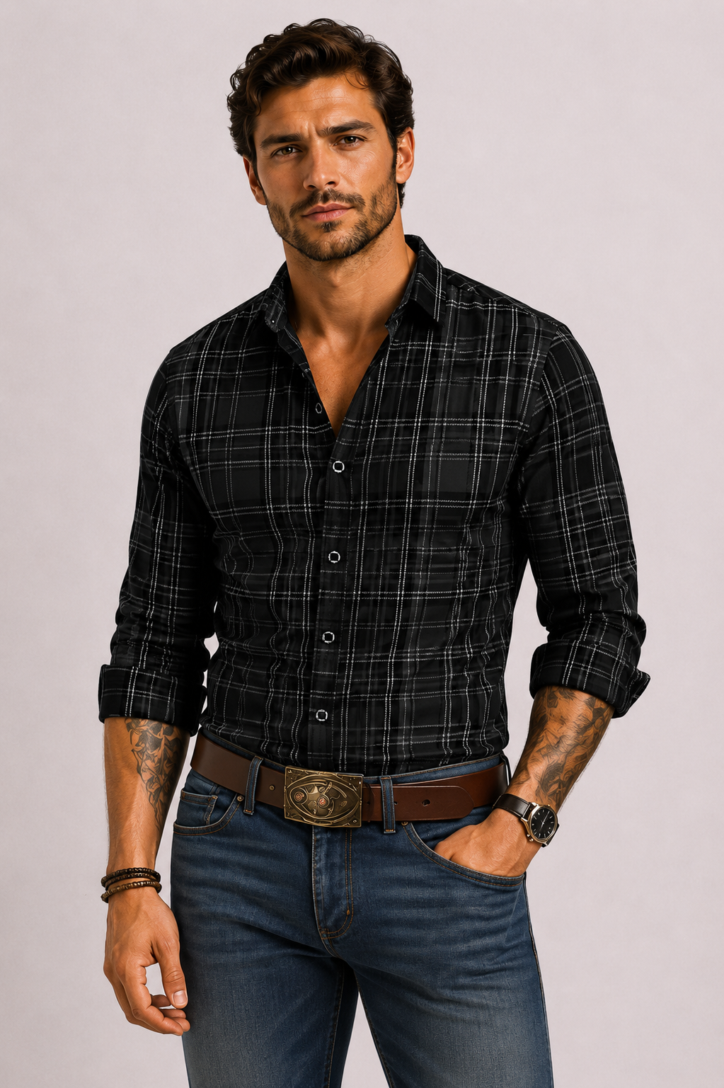 HARRINGTON OXFORD | CHECKERED SHIRT FOR MEN