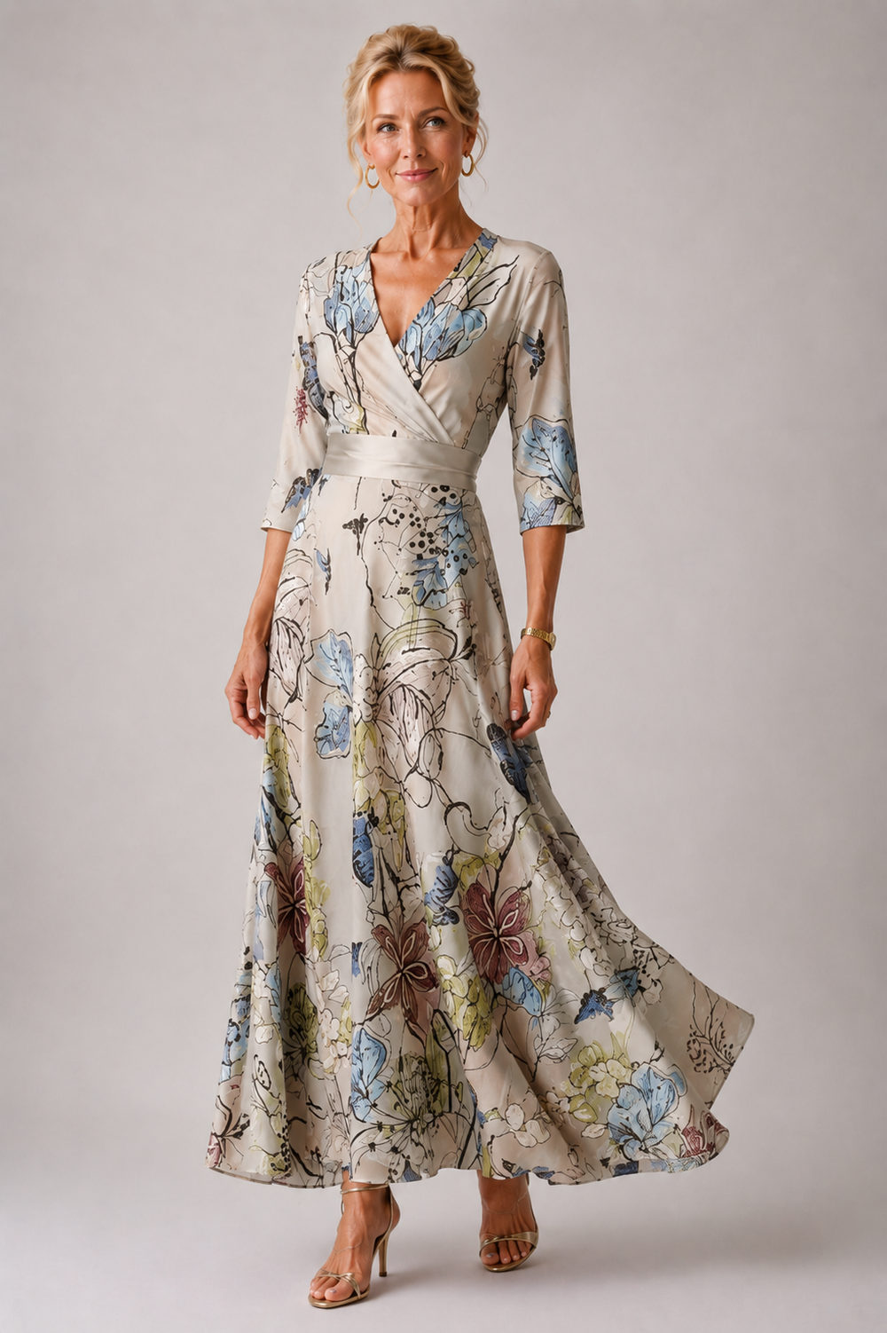 Emma & Rose Cape Town Ysa floral print chic dress featuring a stylish design and vibrant floral pattern.