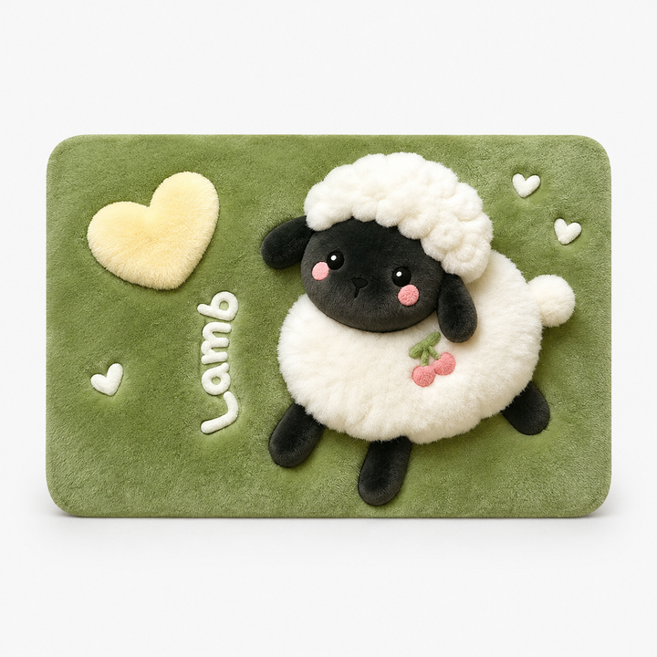 Driza Non-Slip Quick-Dry Faux Plush Floor Mat - Elena Harper