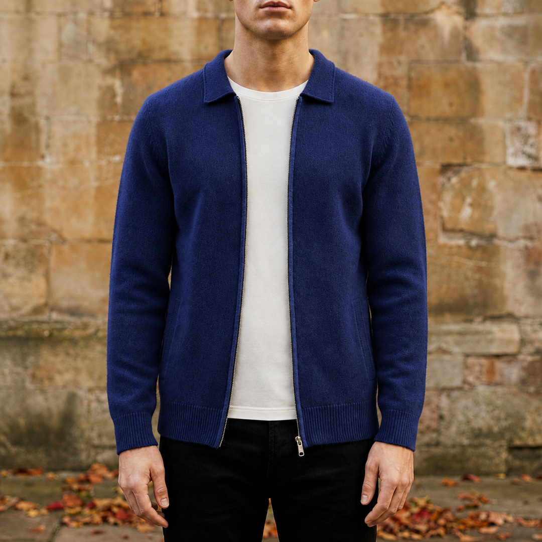 Assisi Cashmere Zip Cardigan
