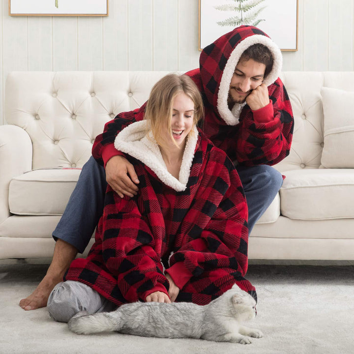 Unisex Thermal Fleece Hoodie Noah - Elena Harper