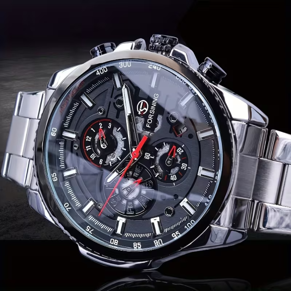 Men's Classic Automatic Mechanical Watch with Date