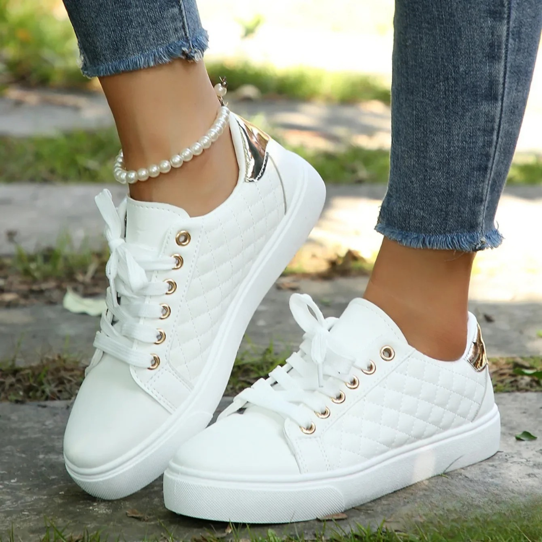 Eloria | Women's Lace-Up Trainers with Padded and Comfortable Design