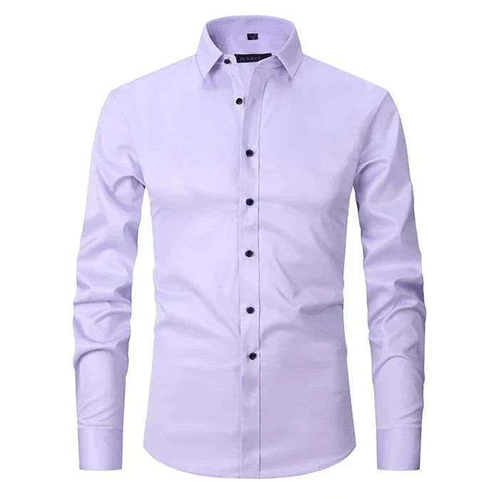 Men's Long Sleeve Shirt with Slim Fit