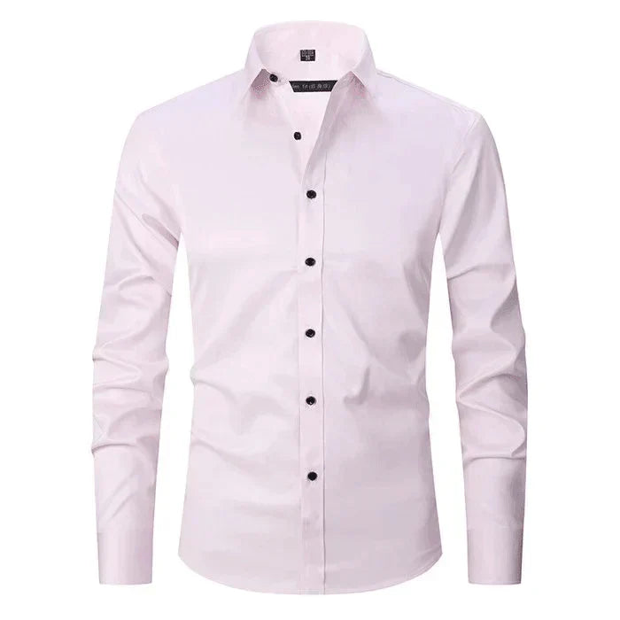 Men's Long Sleeve Shirt with Slim Fit