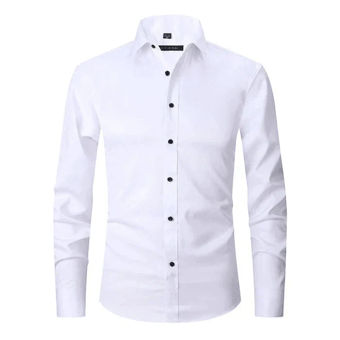 Men's Long Sleeve Shirt with Slim Fit
