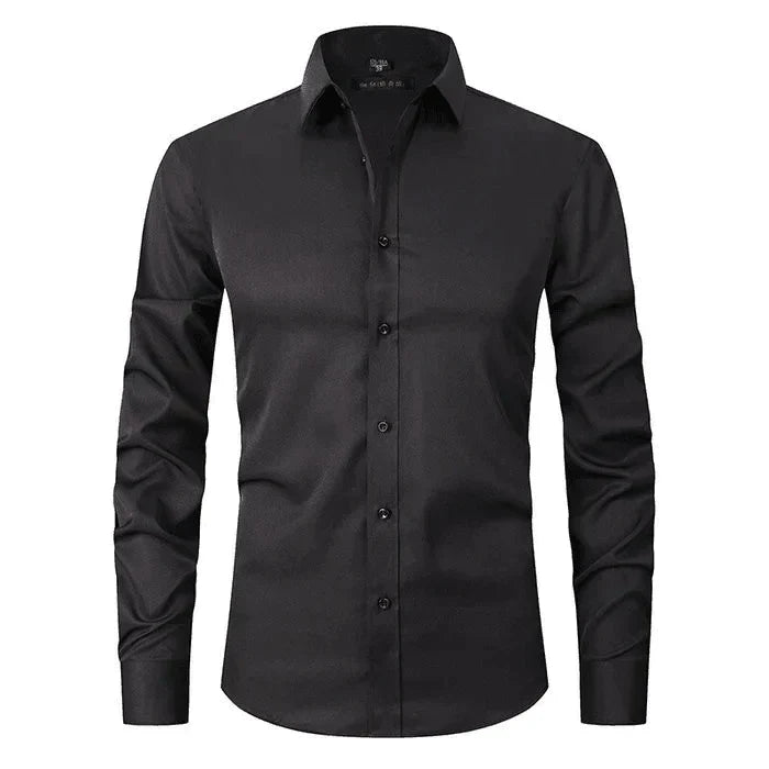 Men's Long Sleeve Shirt with Slim Fit