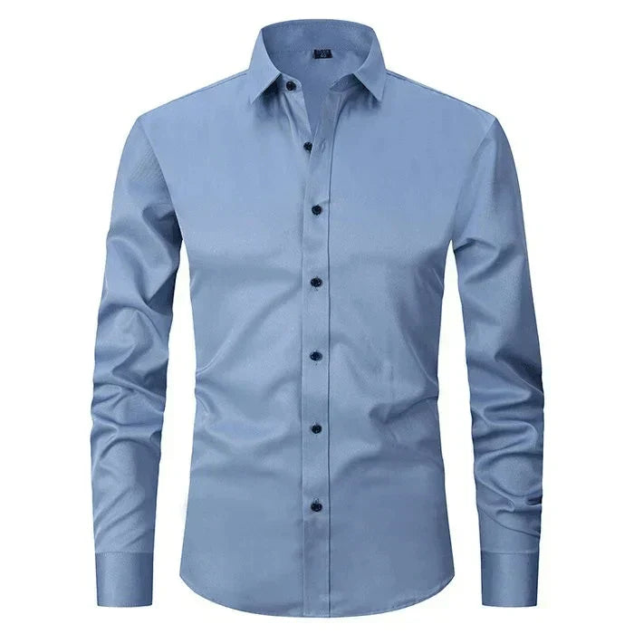 Men's Long Sleeve Shirt with Slim Fit