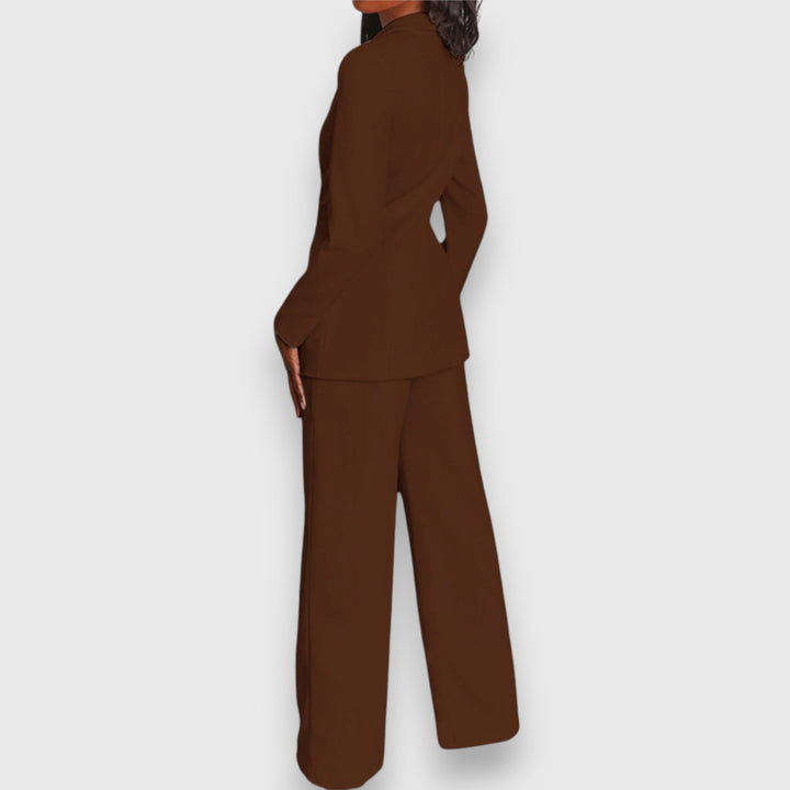 Women's Elegant Two-Piece Blazer & Trousers Set