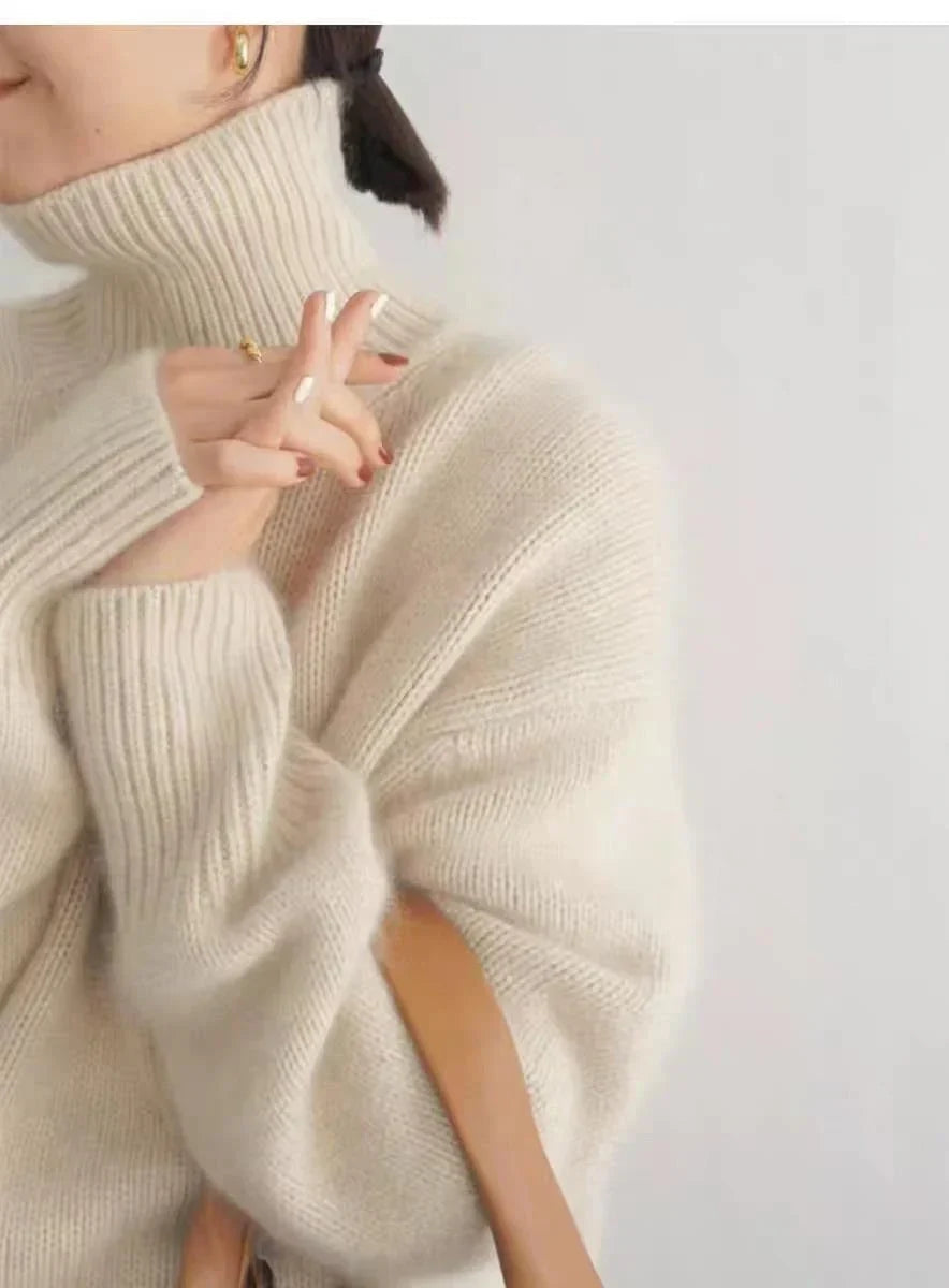 Turtleneck Sweater for Women | Oversized & Soft