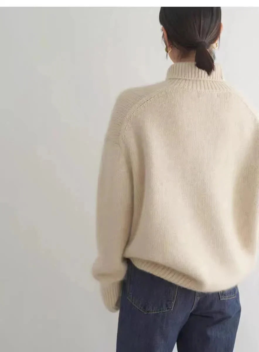 Turtleneck Sweater for Women | Oversized & Soft