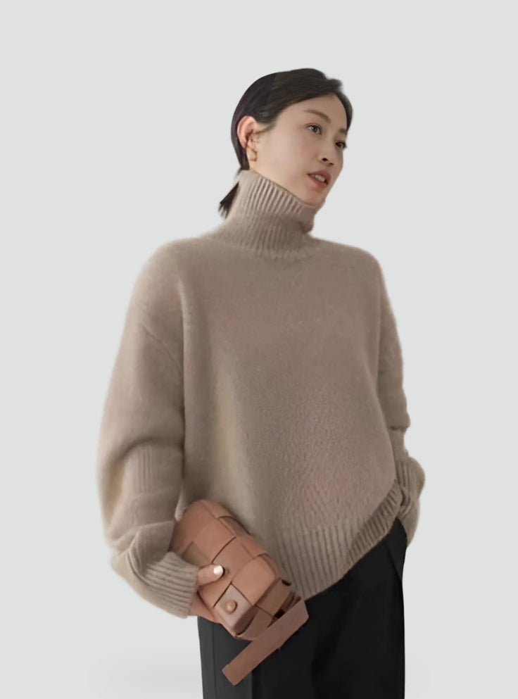 Turtleneck Sweater for Women | Oversized & Soft