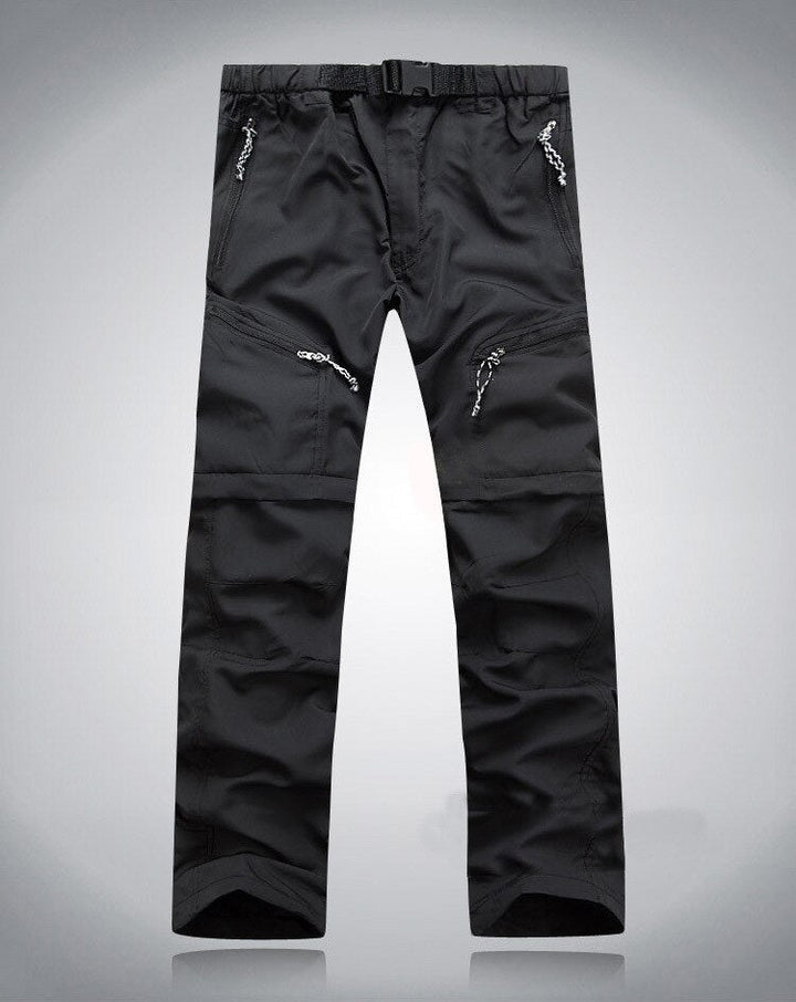 Premium Men's Zip-Off Convertible Pants Utility Cargo Hiking, view 2 - Elena Harper