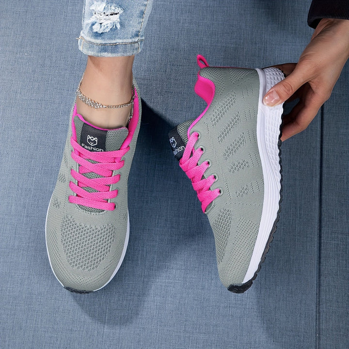 Comfortable Ladies' Sneakers with Breathable Design