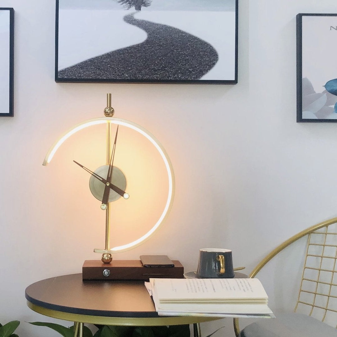 AuraTijd™ | Luxury Clock Lamp and Charger