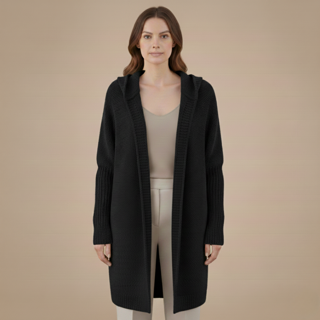 Women’s Knitted Cardigan with Hood