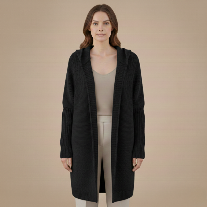 Women’s Knitted Cardigan with Hood