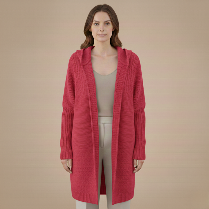 Women’s Knitted Cardigan with Hood