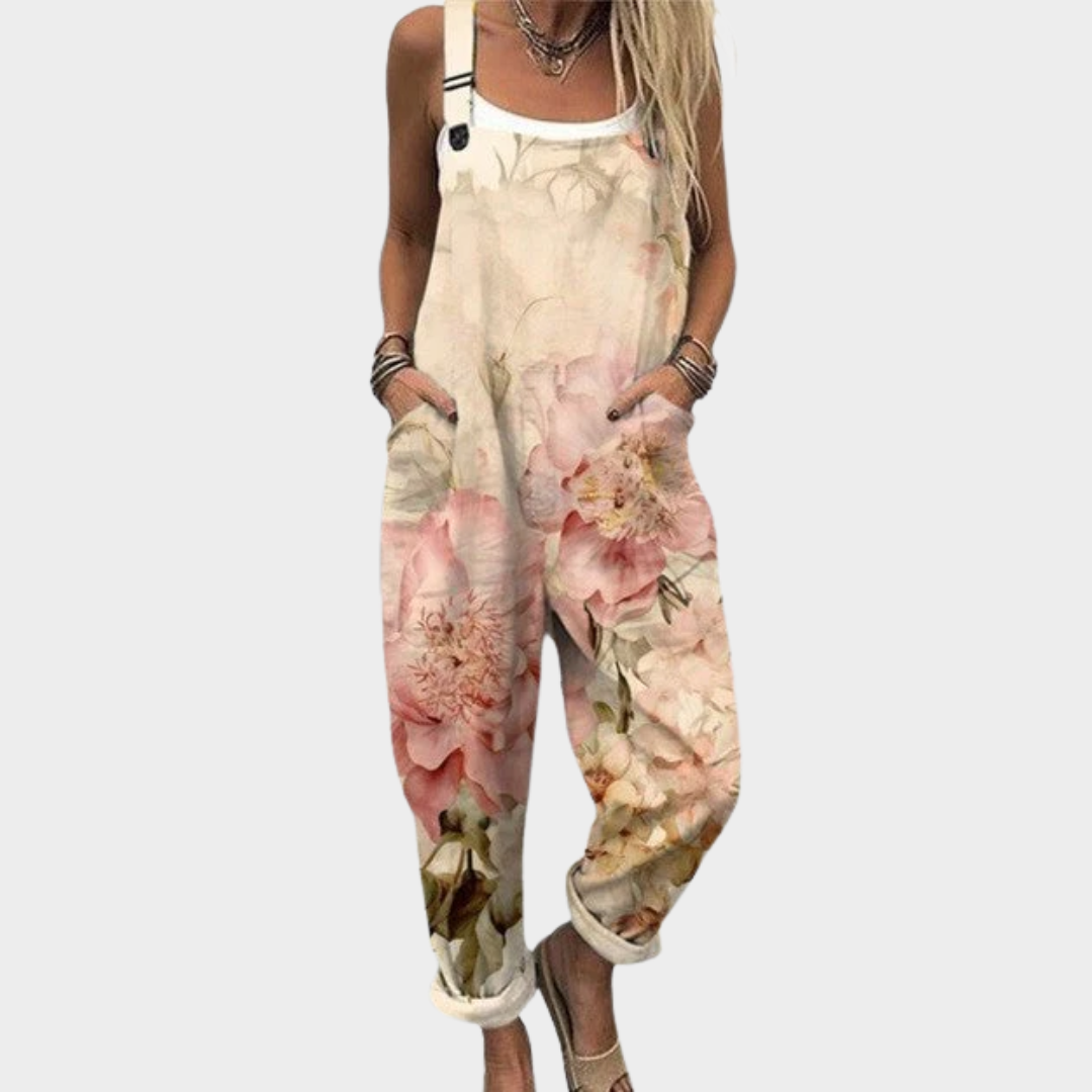 Avalon Comfortable Printed Overalls - Elena Harper