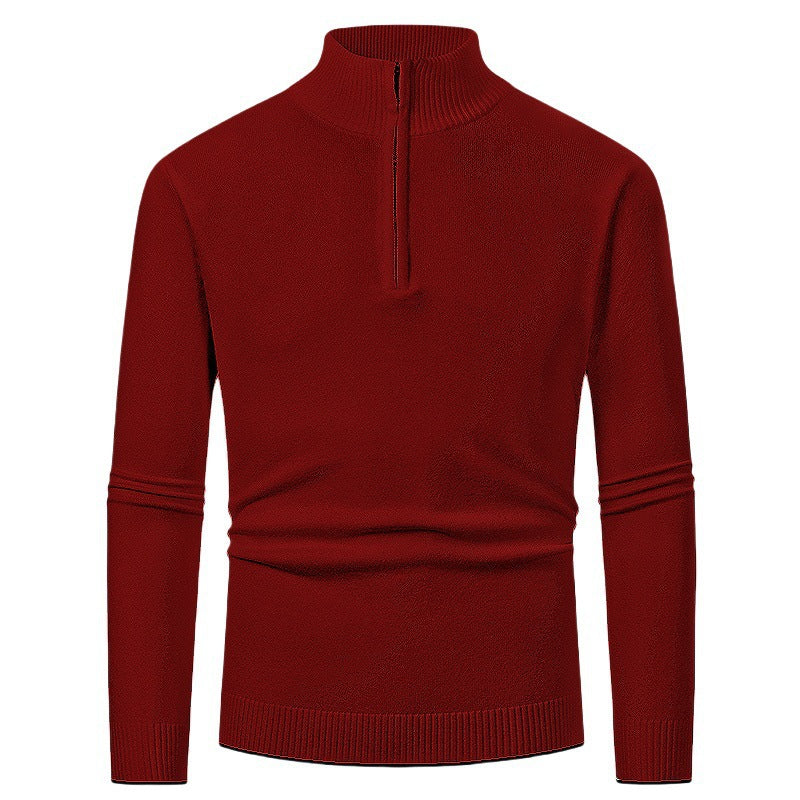 Men’s Merino Wool Zip Sweater - Crawleigh