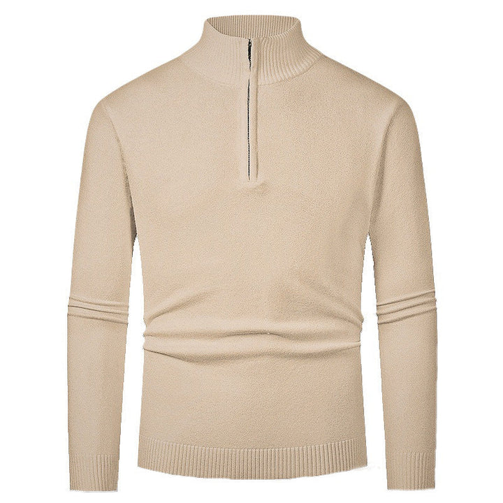 Men’s Merino Wool Zip Sweater - Crawleigh