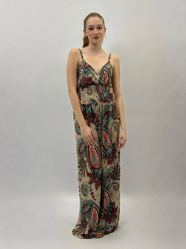Indie™  |  Print Jumpsuit Straps