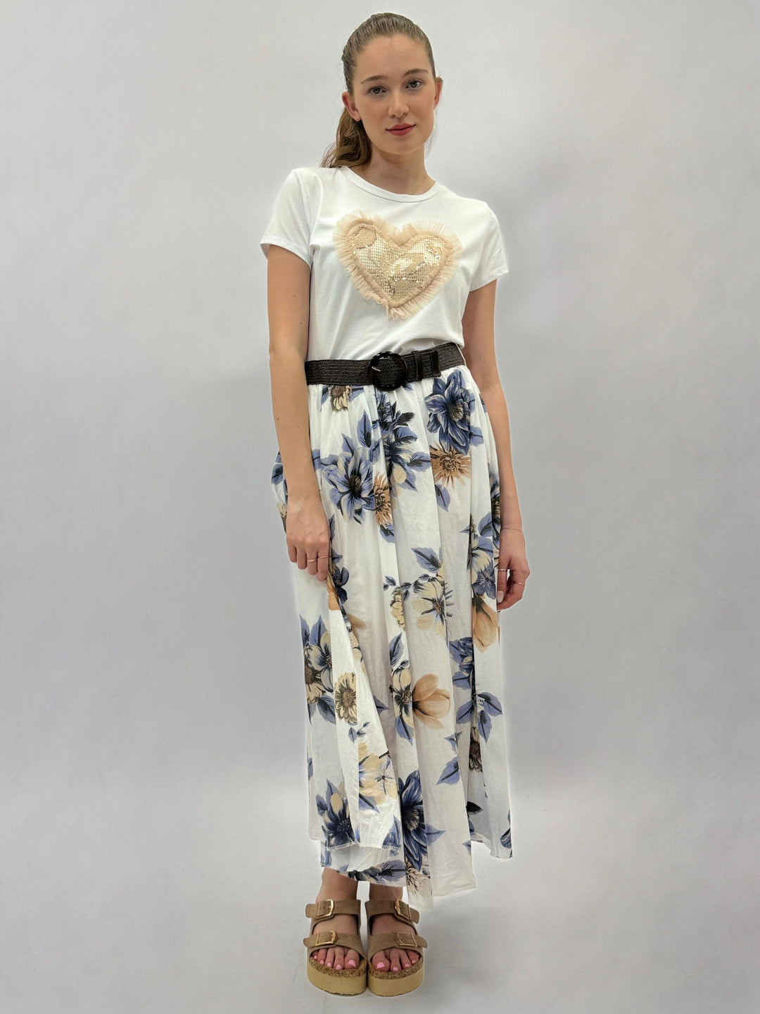 Daniëlle™  |  Skirt Belt Floral Print
