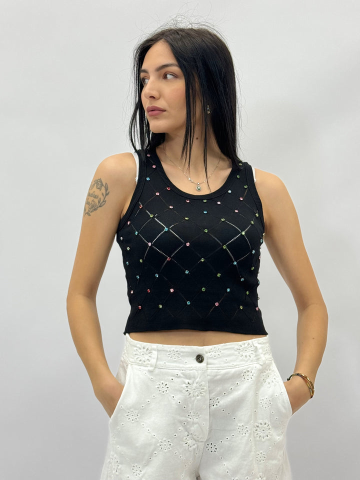 Elke™  |  Jewelled Tank Top