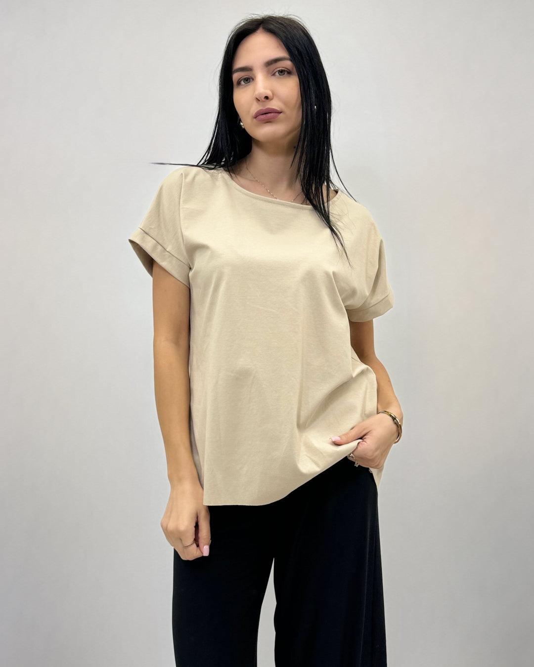 Petra™  |  Short Sleeve Plain Top
