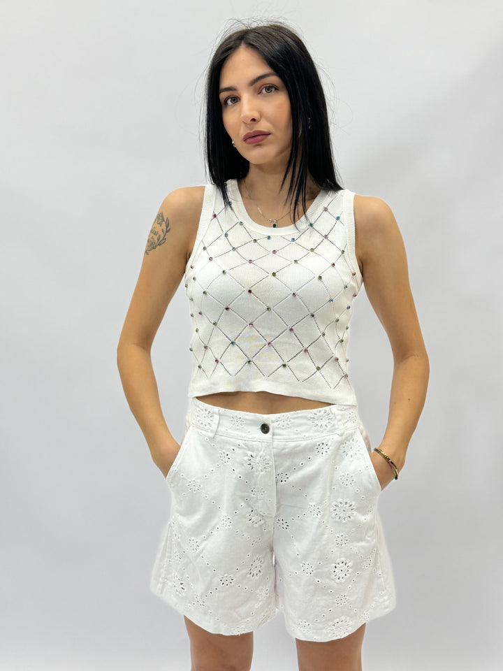 Elke™  |  Jewelled Tank Top