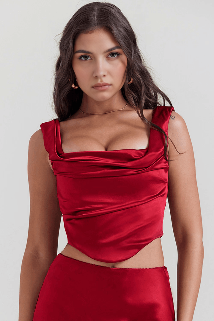 Amari Bronze Corset - Elena Harper