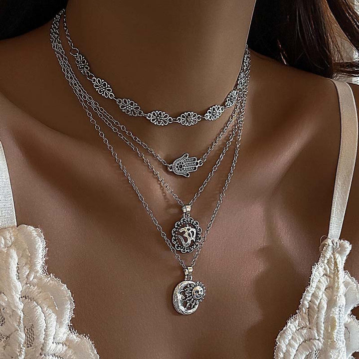 Vintage Bohemian Necklace, view 3 - Elena Harper