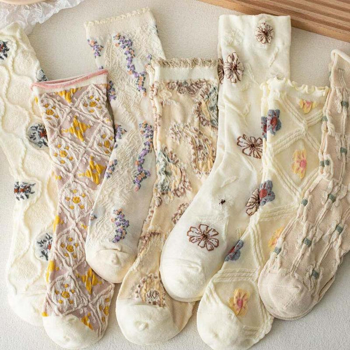 Casual Floral Socks
